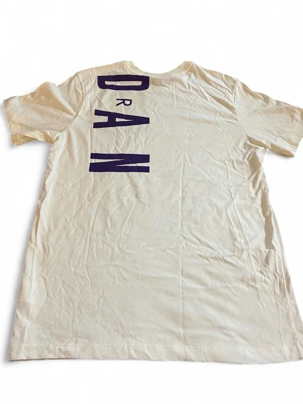Men’s Jordan Air Stretch White/Varsity Purple Double Sided Shirt Size M